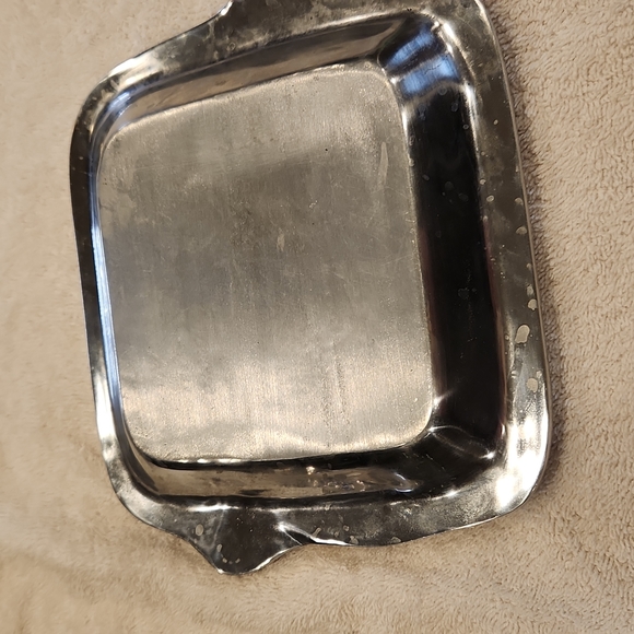 Mexican pewter serving dish - Picture 3 of 5